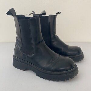 Vintage Mudd Y2K Shauna Boots Shoes Black Lug Sole